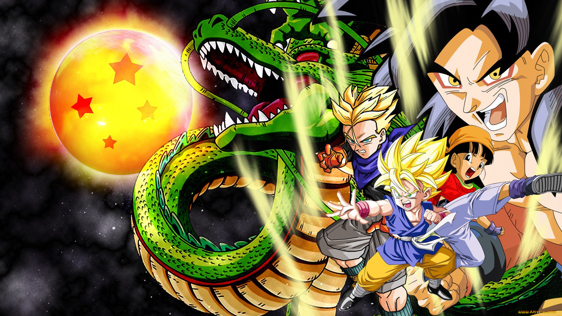 , dragon ball, dragon, ball, gt